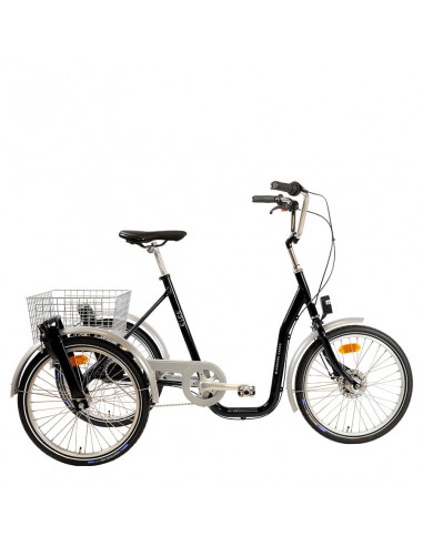 Trehjuling Monark 20 tum med 2 hjul bak