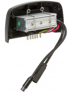 Kontrollbox framhjulsmotor med batteri i pakethållaren egoing