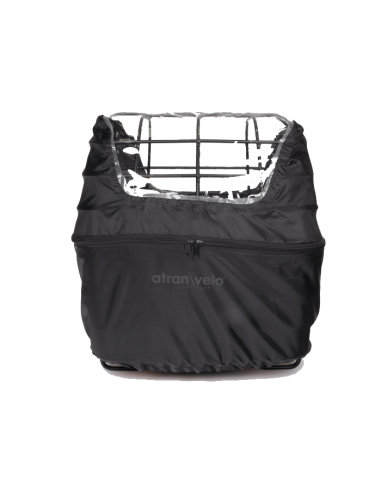 Regnskydd rainy duo svart med fönster för bla. duo korg