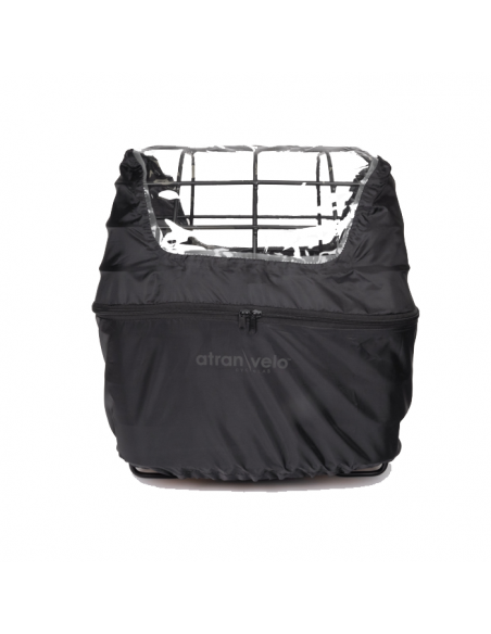 Regnskydd rainy duo svart med fönster för bla. duo korg