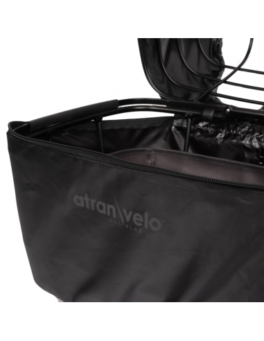 Regnskydd rainy duo svart med fönster för bla. duo korg