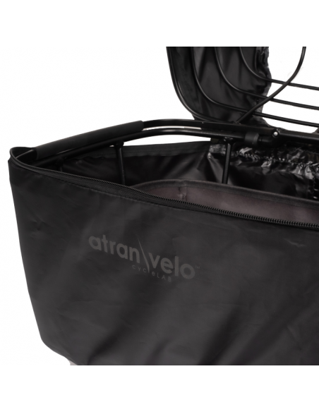 Regnskydd rainy duo svart med fönster för bla. duo korg