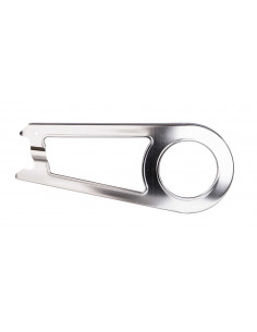 Kedjeskydd 38 t kort modell silver heltäckande