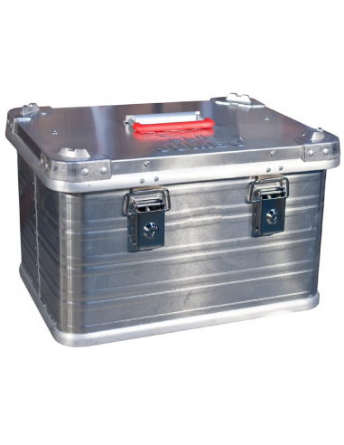 Aluminiumlåda 29 l med låsbara snäpplås