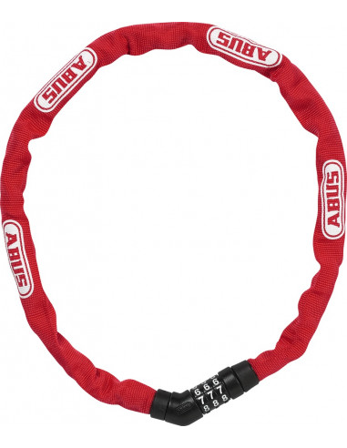 Låskätting kod röd 75 cm abus 4804