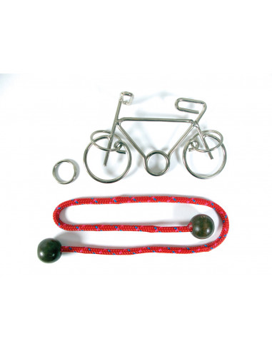 Cykel pussel metall