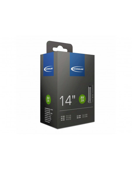 Slang 14 tum 47/60-254 (14x2.125) rak bilventil schwalbe