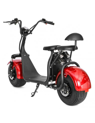 Fatscooter 2-sits röd - 2024
