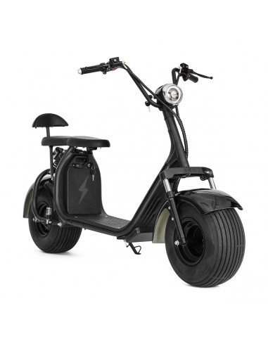 Fatscooter 2-sits svart - 2024