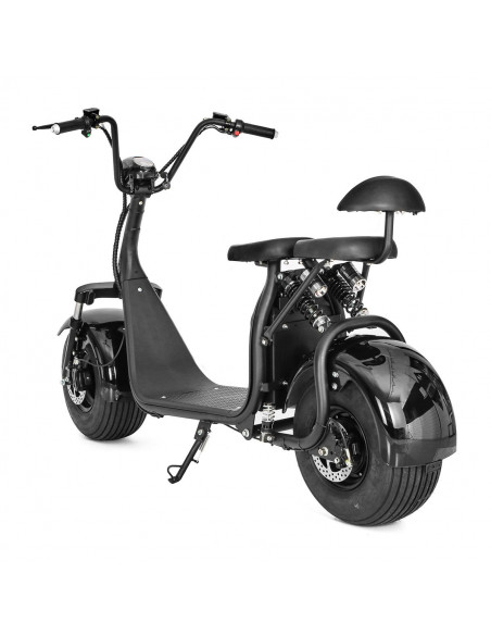 Fatscooter 2-sits svart - 2024