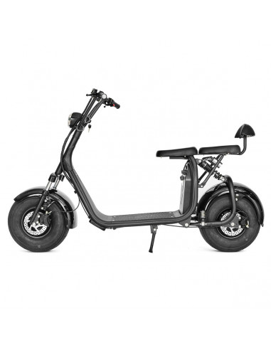 Fatscooter 2-sits svart - 2024