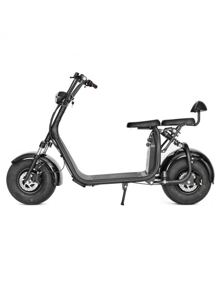 Fatscooter 2-sits svart - 2024