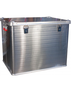 Aluminiumlåda 240 l med låsbara snäpplås