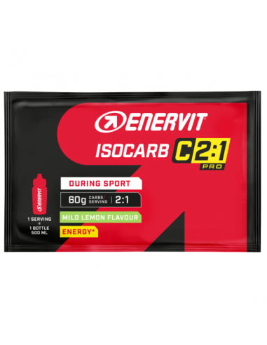 C2:1 isocarb mild lemon 65 gram portionspåse enervit