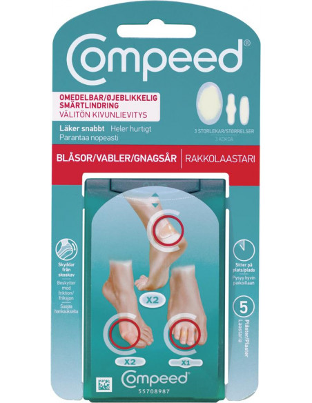 Compeed skavsårsplåster mix 5-pack