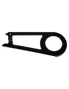 Kedjeskydd 38 t kort modell svart heltäckande plåt