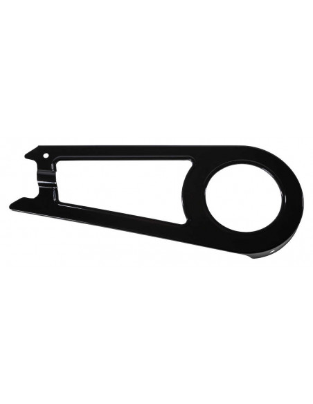 Kedjeskydd 38 t kort modell svart heltäckande plåt