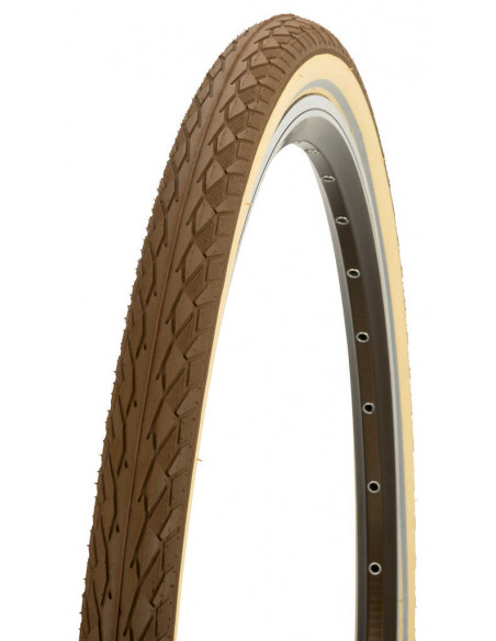 Däck 44-622 (28x1 5/8) pergo xnr punkteringsskyddat brun/cream med reflex spectra