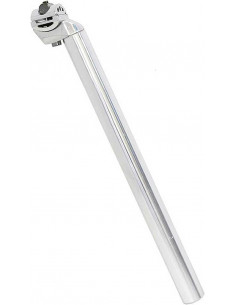 Sadelstolpe 31,6 X 500 mm silver spectra för bla. monark delbar