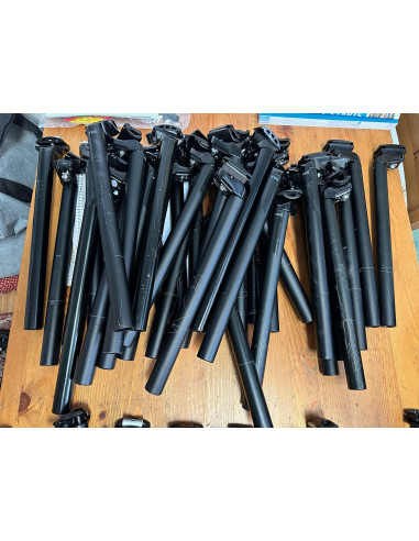 Sadelstolpe 27.2 X 350 mm demo ex svart