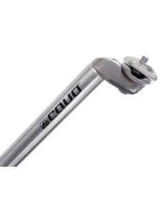 Sadelstolpe 400 mm silver