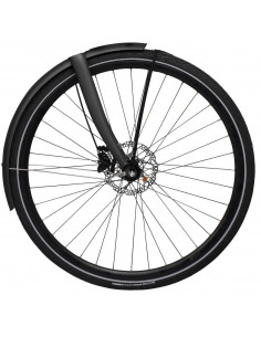 Hjul fram 622-21 db svart bromsskiva fast axel 36-håls