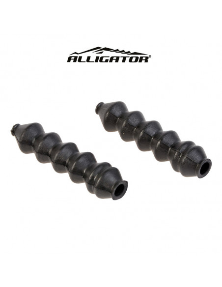 Damask för v-broms svart gummi alligator