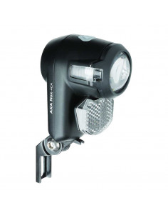 Framlampa nox city led batteri 4 lux axa