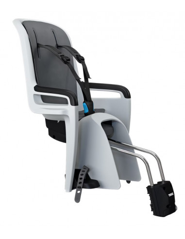 Barnsits ridealong 2 ljusgrå ställbar med ramfäste thule