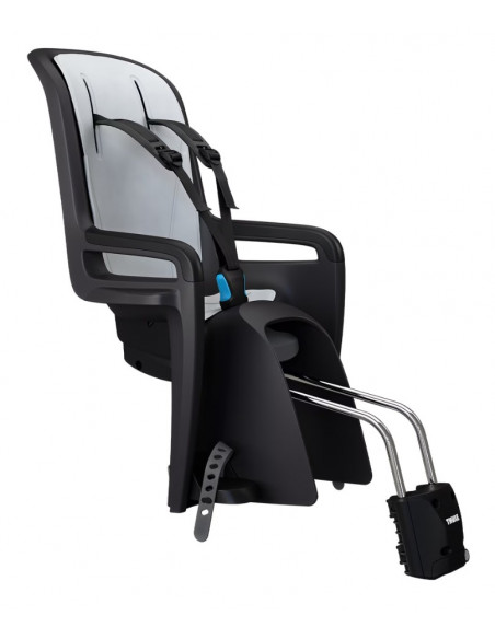 Barnsits ridealong 2 mörkgrå ställbar med ramfäste thule