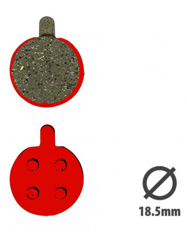 Bromsbelägg typ e för bla. xiaomi 1s/essential/pro/pro 2 mfl. keramiska