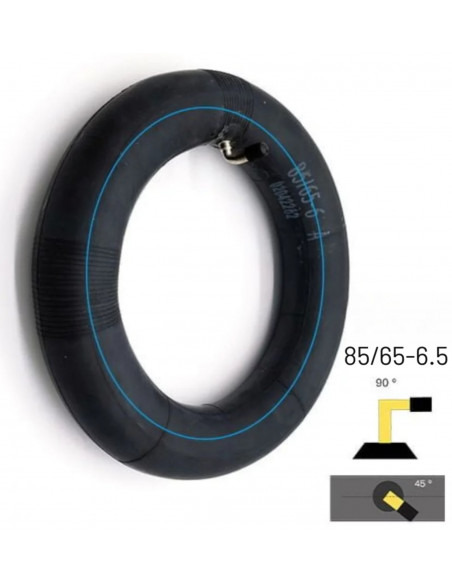 Slang 10 tum (85/65-6.5 / 10x3.0 / 255x80) 90 grader vinklad bil ventil