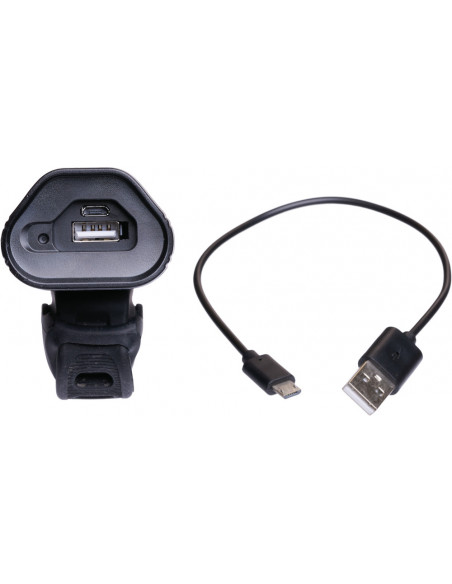 Framlampa subra plus 1600 lumen uppladdningsbar abus