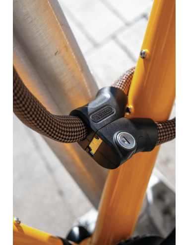 Låskätting infinity loop svart 140 cm abus