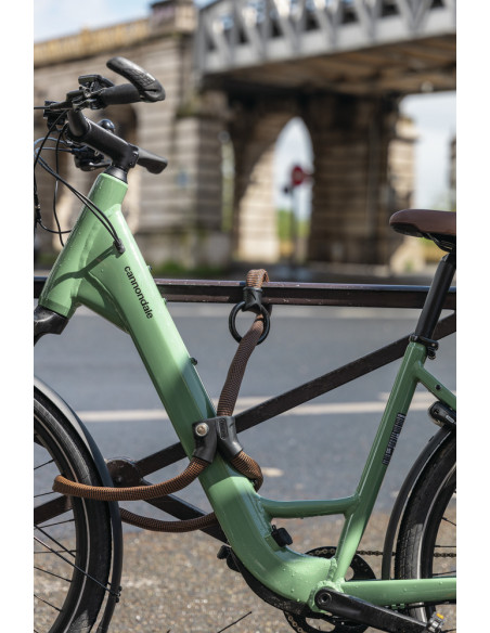 Låskätting infinity loop svart 140 cm abus