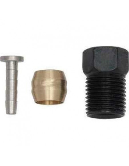 Anslutningsskruv br-m985 för skivbromsslang sm-bh90 med oliv + ändstift shimano