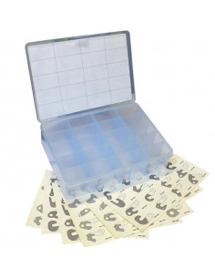 Sortimentsbox / tombox för bla. växelöron mm.