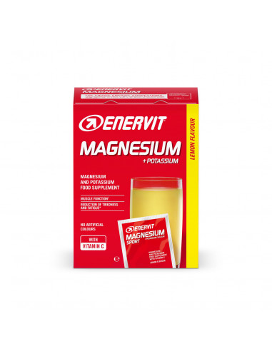 Magnesium sport 15 gram portionspåse citron 60 ml enervit