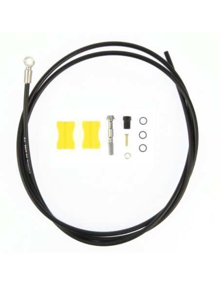 Skivbromsslangsats sm-bh59-sb 1,7 meter banjo svart shimano