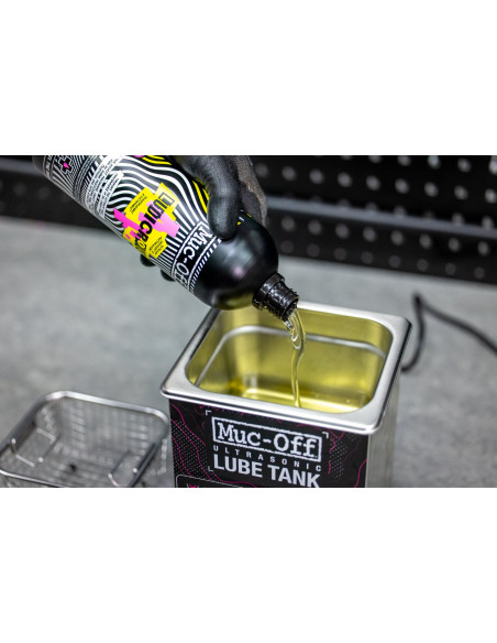 Ultrasonic behandling av ny kedja muc-off