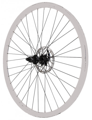 Hjul bak 622-21 db 8/11-del silver bromsskiva snabbkoppling 36-håls