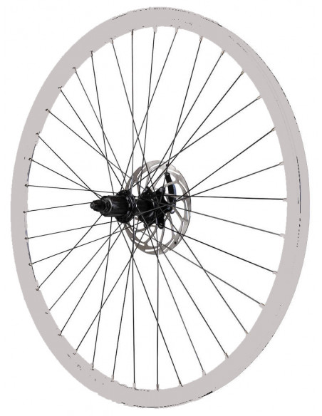 Hjul bak 622-21 db 8/11-del silver bromsskiva snabbkoppling 36-håls