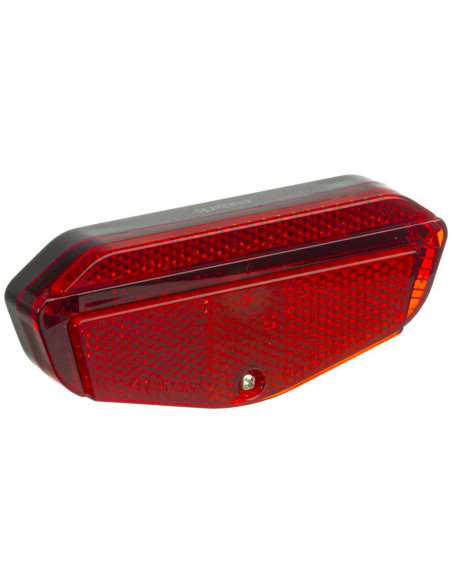 Baklampa e-going med bromsljus för elassistserad cykel för pakethållare