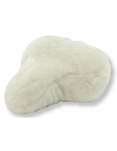 Äkta fårskinn sadelöverdrag x-bred