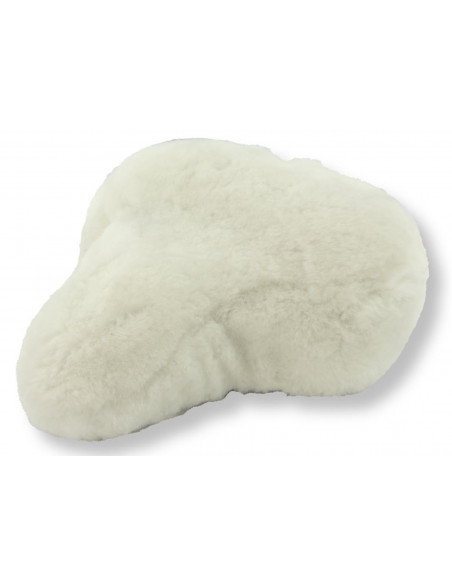 Äkta fårskinn sadelöverdrag x-bred