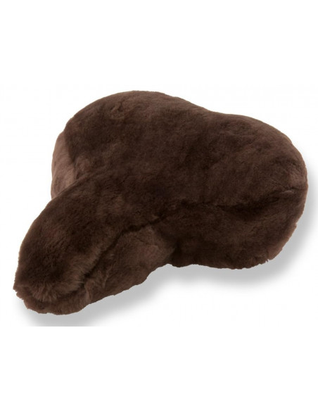 Äkta fårskinn sadelöverdrag x-bred