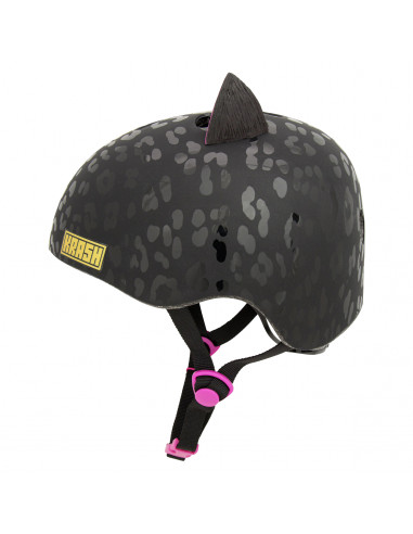 Hjälm fs 8.1 54-58 cm svart katt krash