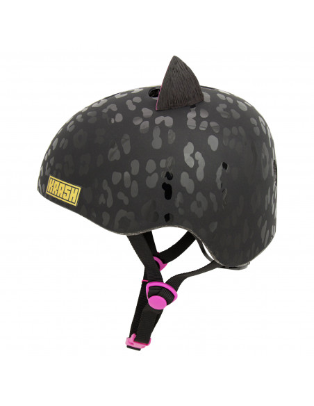 Hjälm fs 8.1 54-58 cm svart katt krash