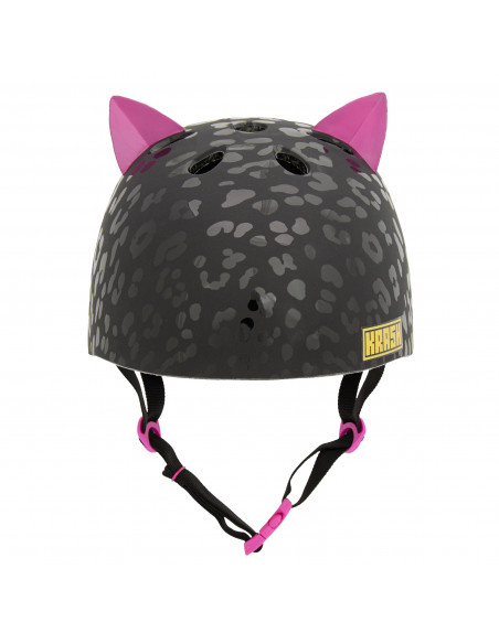 Hjälm fs 8.1 54-58 cm svart katt krash