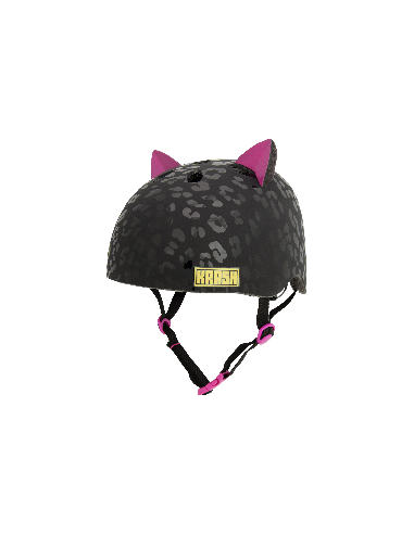 Hjälm fs 8.1 54-58 cm svart katt krash